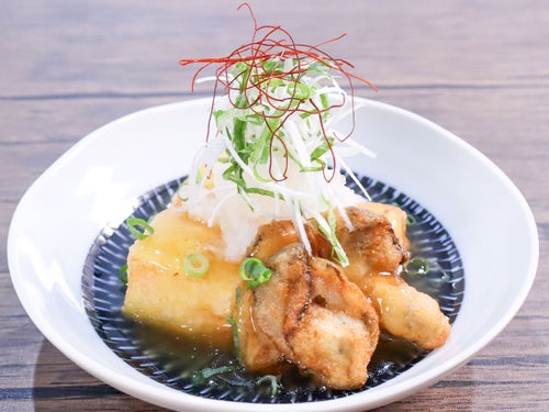 揚げ出し牡蠣豆腐